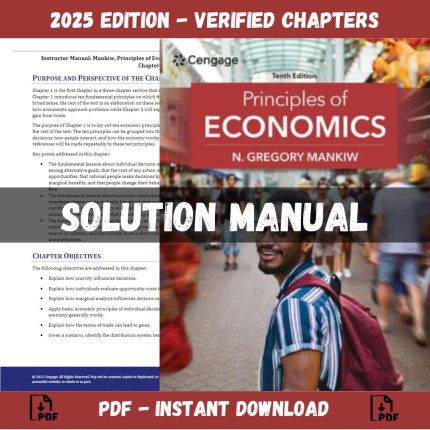 Solution Manual - Principles of Economics 10th Edition (Mankiw, 2024)