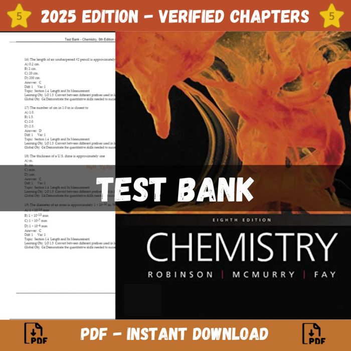 Test Bank – Chemistry, 8th Edition (Robinson, 2020)-Pass Test Bank
