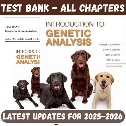 Test Bank for Introduction to Genetic Analysis, 11th Edition by Griffiths-Pass Test Bank