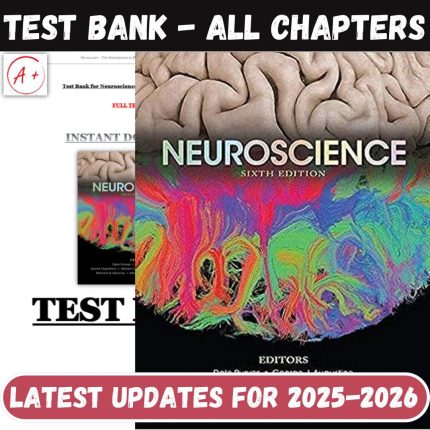 Test Bank for Neuroscience 6th Edition by Purves-Pass Test Bank