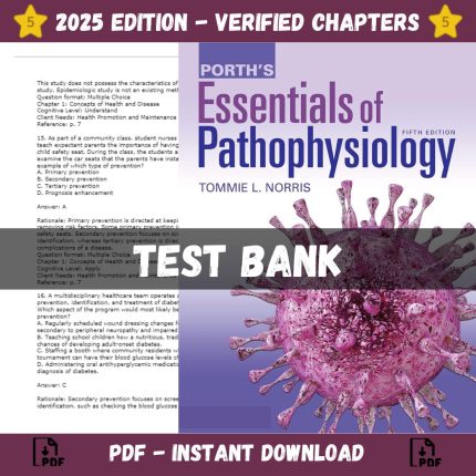 Porth's Essentials of Pathophysiology 5th Edition
