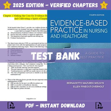 Test Bank – Evidence-Based Practice in Nursing & Healthcare A Guide to Best Practice, 5th Edition (Berna)-Pass Test Bank